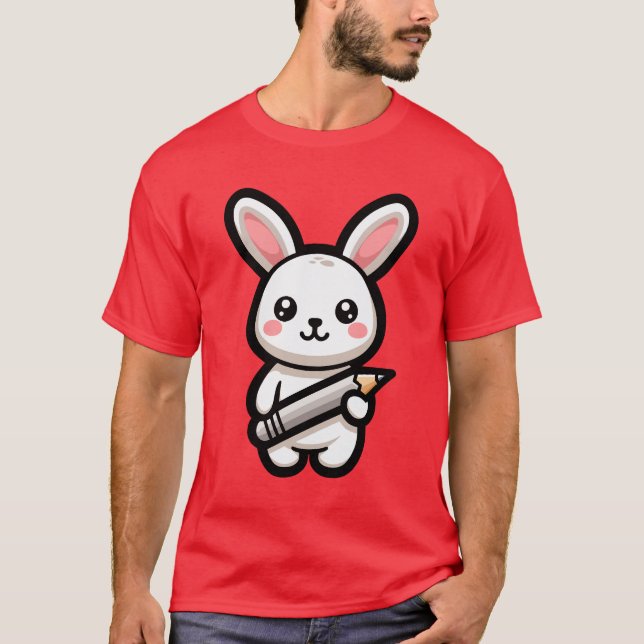 Camiseta Studious Kawaii Bunny (Anverso)