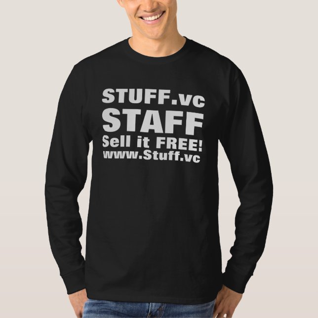 Camiseta ¡STUFF.vc, PERSONAL, lo venden LIBREMENTE! , (Anverso)