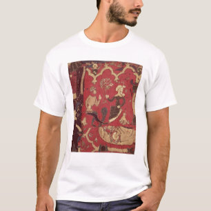 Camiseta Stumpwork que representa Tristan y a Isolda