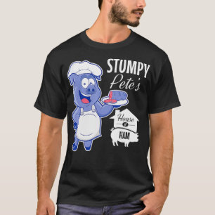 Camiseta Stumpy Peteu2019's House of Ham Restaurant Rótulo