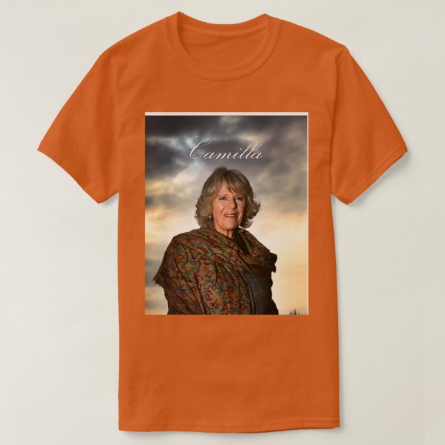 Camiseta Stunning HRH Camilla Duchess of Cornwall Graphic  (Diseño del anverso)