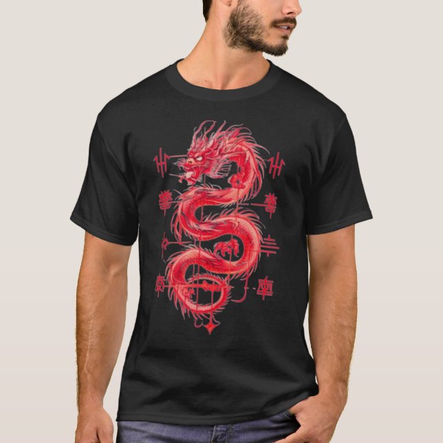 Camiseta Stunning red dragon T-shirt (Anverso)