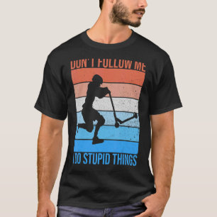 Camiseta Stunt Scooter Cita Para Un Viajero De Tejido