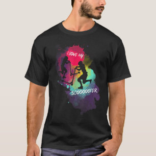 Camiseta Stunt Scooter Kids Kick Scooter Scooter Rider Skat