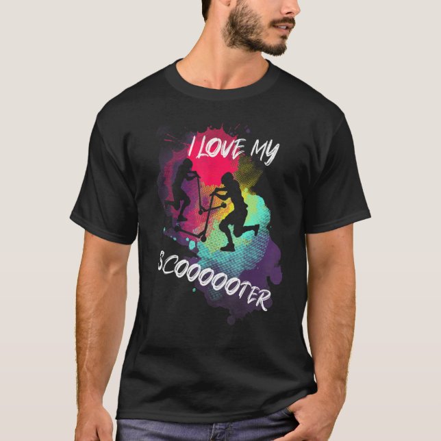Camiseta Stunt Scooter Kids Kick Scooter Scooter Rider Skat (Anverso)