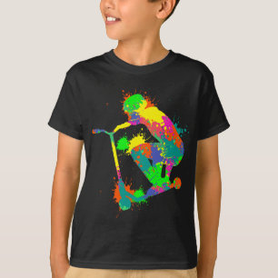 Camiseta Stunt Scooter Rider Boys Youth