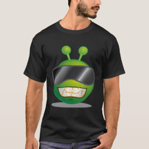 Camiseta Stuntin de Alien Verde de Guay con anteojos