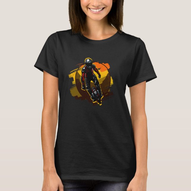 Camiseta Stuntman on Unicycle (Anverso)