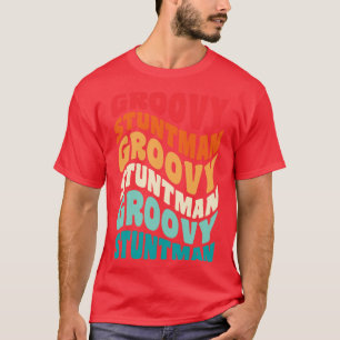 Camiseta Stuntman Vintage Retro 60 Vibes de los años 70 de