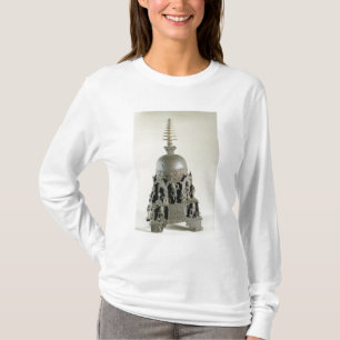 Camiseta Stupa, Pala, Nalanda, Bihar (bronce)