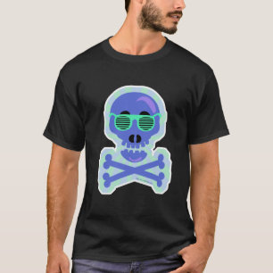 Camiseta Stutter Shades Funny Skull Ilustrado