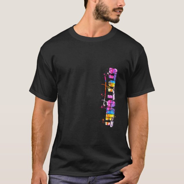 Camiseta Stuttgart Lettering Watercolor Stuttgart (Anverso)