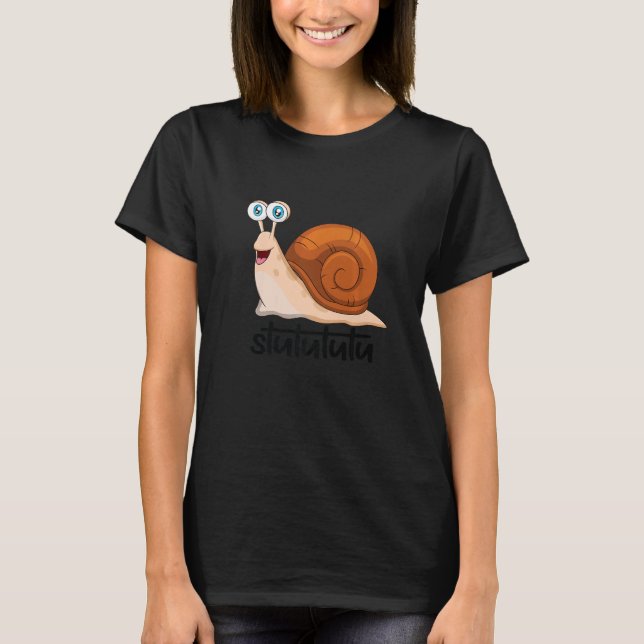 Camiseta Stututu Turbo Snail Idea Para Los Jóvenes Varones (Anverso)