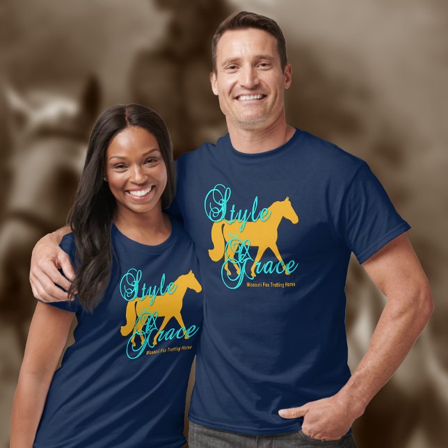 Camiseta Style and Grace Missouri Fox Trotting Horse (Subido por el creador)