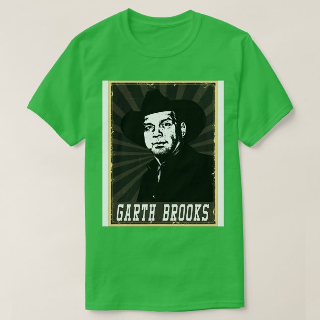 Camiseta Style Garth Brooks TShirt de los años 80 (Diseño del anverso)