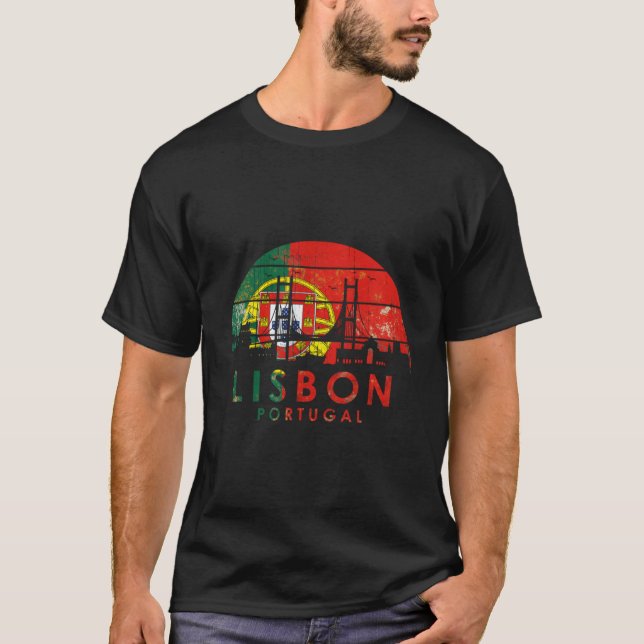 Camiseta Style Landscape Capital Lisbon Portugal (Anverso)