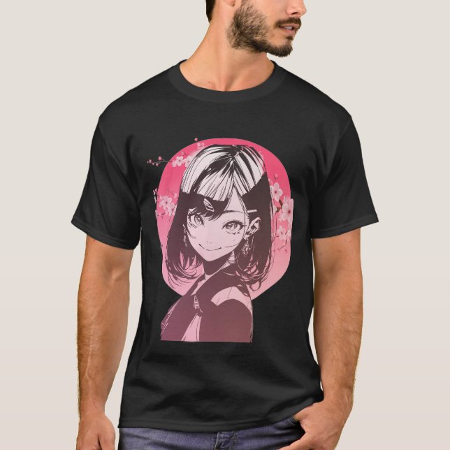 Camiseta Stylish Anime Girl (Anverso)