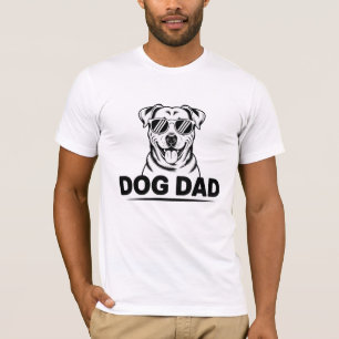 Camiseta Stylish Dog Dad Tee – Perfect Gift For Dog Lovers
