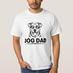 Camiseta Stylish Dog Dad Tee – Perfect Gift For Dog Lovers