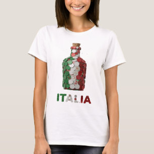 Camiseta Stylish Green ITALIA Diseño Personalizado