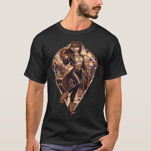 Camiseta Stylish Mink (Anverso)