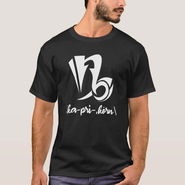 Camiseta Stylish Saying Capricorn Zodiac Astronomy Horoscop (Anverso)