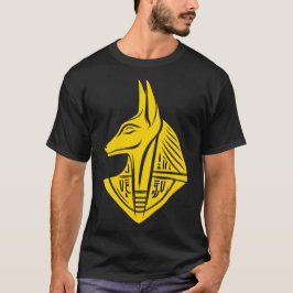 Camiseta Stylized Gold Emblem Of An Anubis