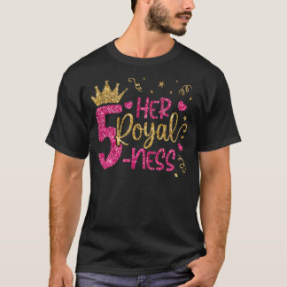 Camiseta Su 5 Ness Real Feliz 5 Años Cinco Años