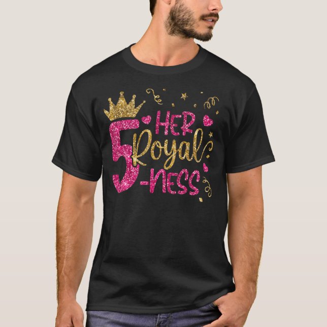 Camiseta Su 5 Ness Real Feliz 5 Años Cinco Años (Anverso)