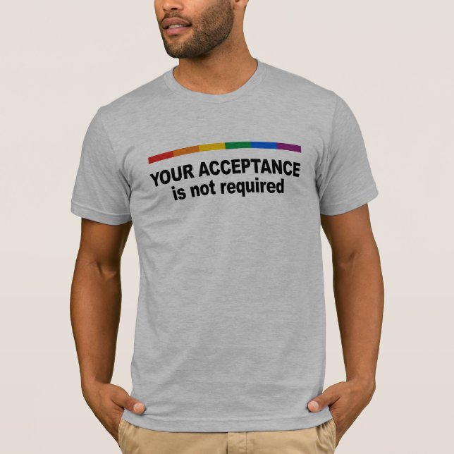 Camiseta Su aceptación no se requiere (Anverso)