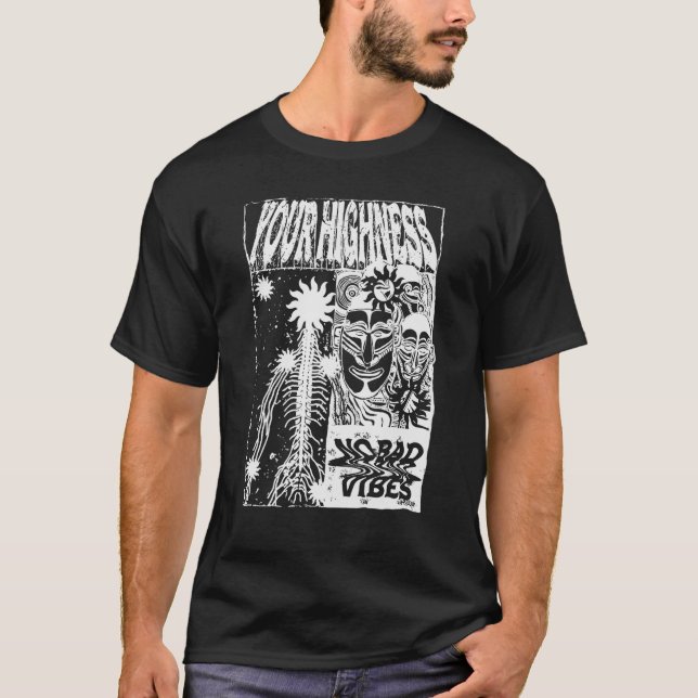 Camiseta Su Alteza No Vibes Malas (Anverso)