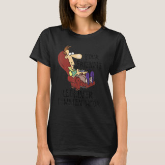 Camiseta Su amigable comentarista de sillón reclinable