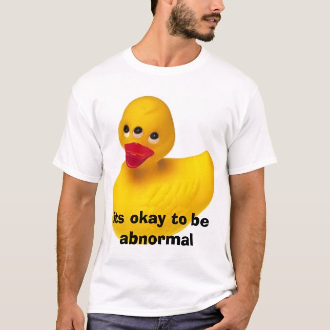 Camiseta Su autorización a ser anormal (Anverso)
