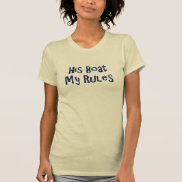Camiseta Su barco mis reglas
