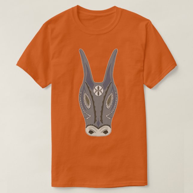 Camiseta Su Boe Mask Sardinian (Diseño del anverso)