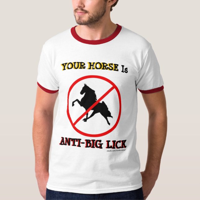 Camiseta SU CABALLO es ANTI-BIG SE LAME (Anverso)