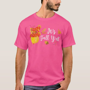 Camiseta Su Caída Yall Cute Calabaza Sale Del Otoño Mar Caí