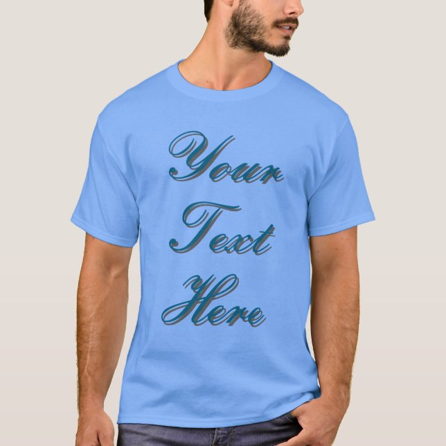 Camiseta Su caligrafía de texto Minimalista moderna (Anverso)
