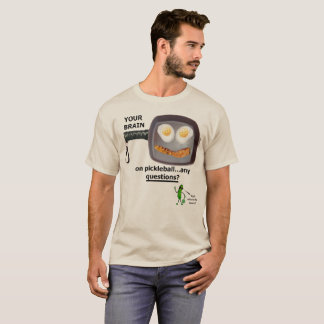 Camiseta Su cerebro en Pickleball