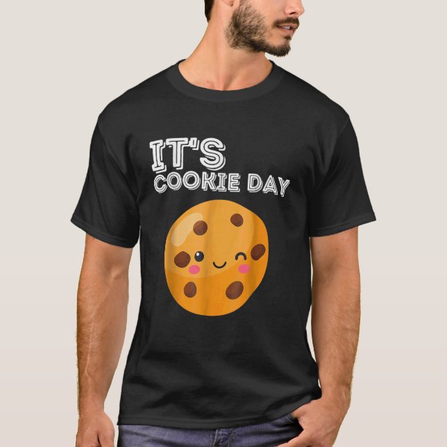 Camiseta su chip de chocolate nacional Cookie Day Minute La (Anverso)