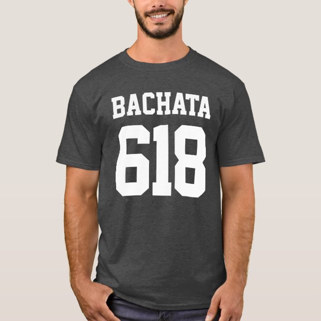 Camiseta Su código de área Bachata (Anverso)