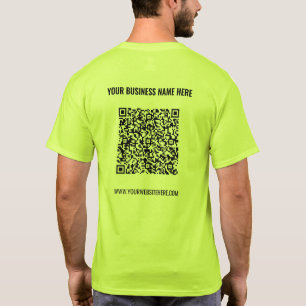 Camiseta Su código QR Explorar información Personalizado Me