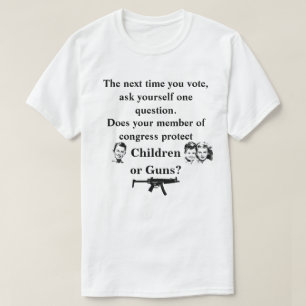 Camiseta ¿Su congresista protege a los niños o...