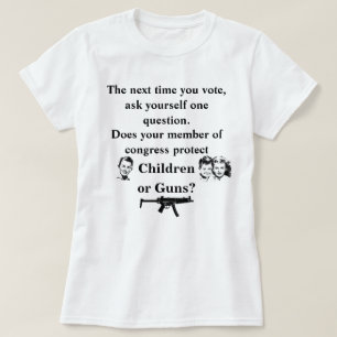 Camiseta ¿Su congresista protege a los niños o...