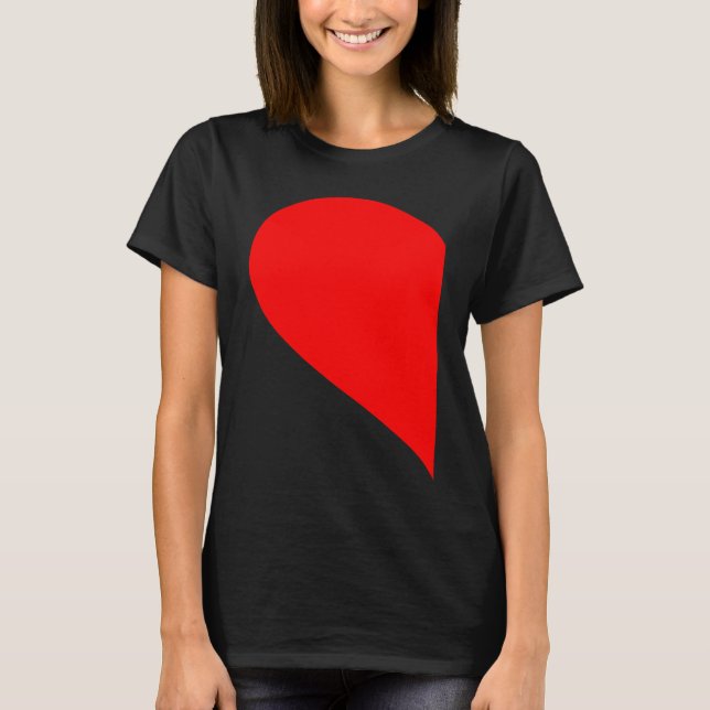 CAMISETA SU CORAZÓN, LA MUJER DE VALENTINE (Anverso)