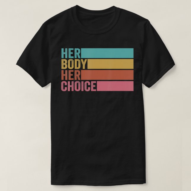 Camiseta Su cuerpo elige derechos reproductivos por elecció (Diseño del anverso)