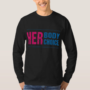 Camiseta Su cuerpo su elección Feminismo Derechos de la Muj