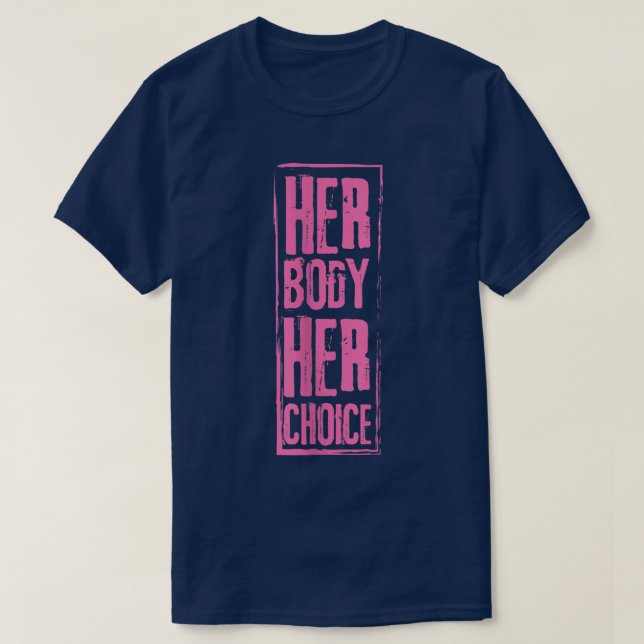 Camiseta Su cuerpo su elección Feminismo Empoderamiento de  (Diseño del anverso)