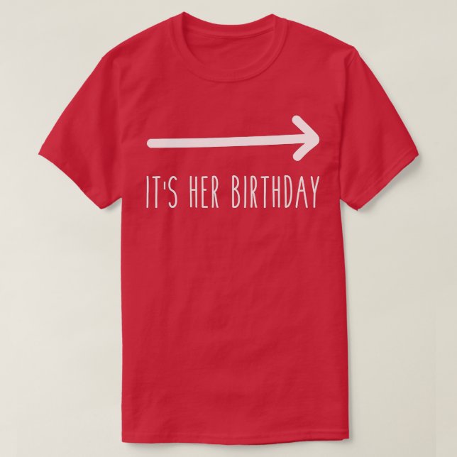 Camiseta Su cumpleaños (Arrow Apinting) Humor gracioso Sayi (Diseño del anverso)