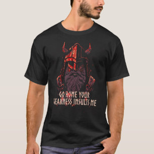 Camiseta Su debilidad me insulta a usar humor para no decir
